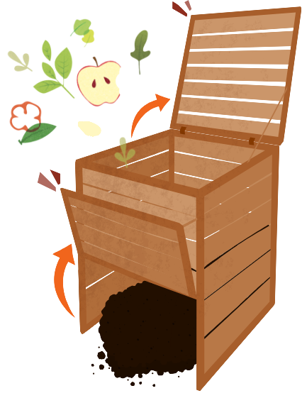 Le composteur en bois